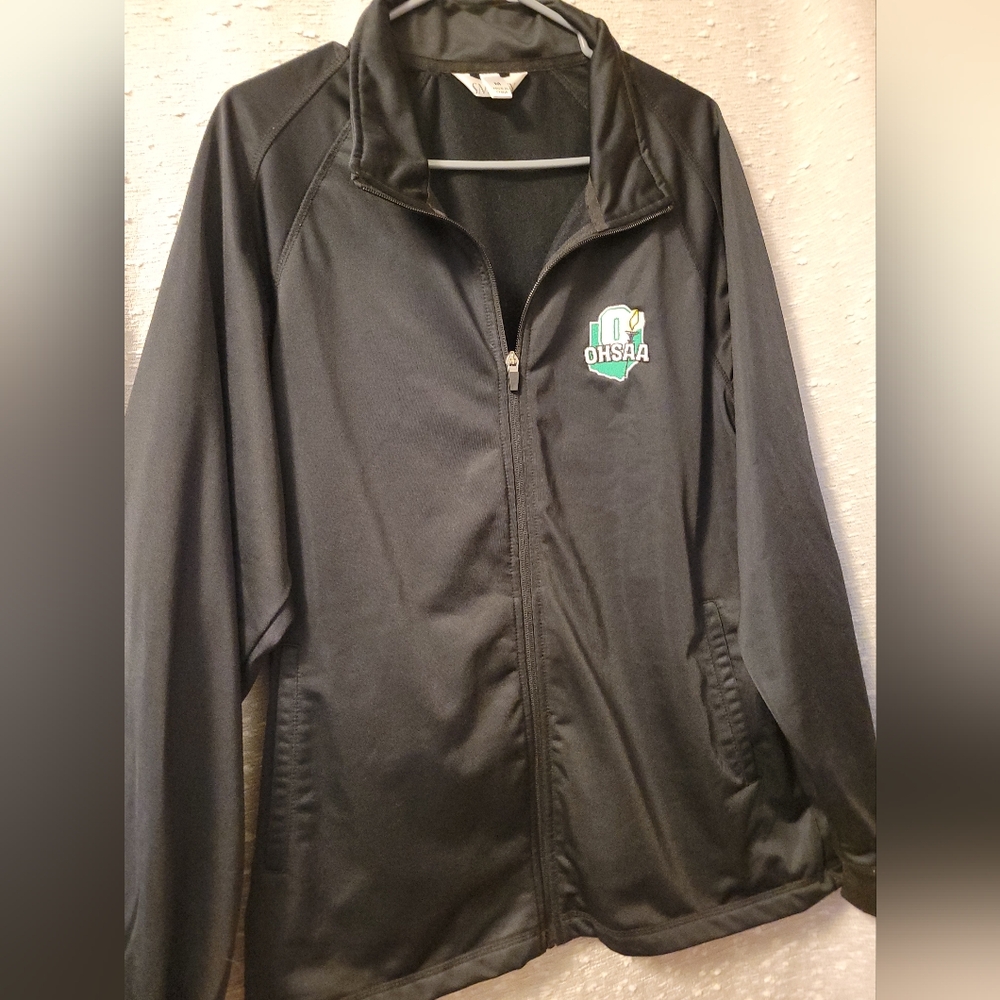 OHSAA Black Zip-Up Jacket Medium Unisex